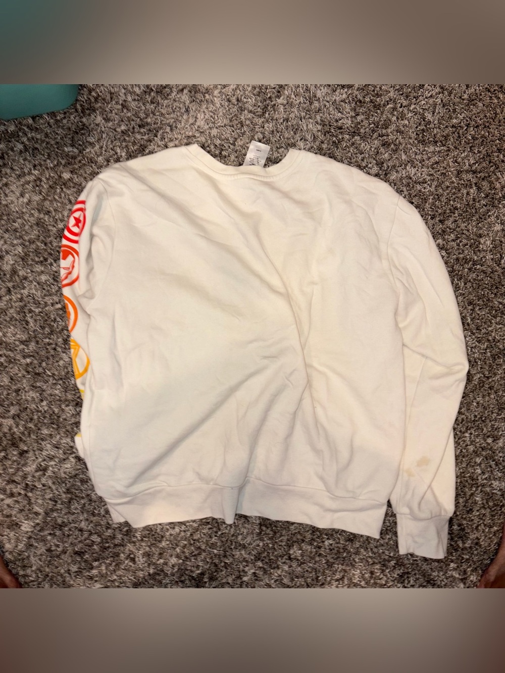 Marvel avengers tan crew neck sweater L - Picture 5 of 5